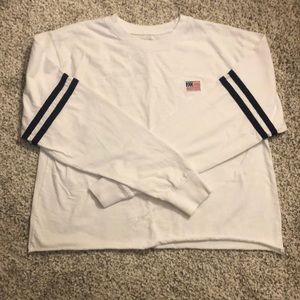 3 for $15 Cut-off Long Sleeve Crop Top